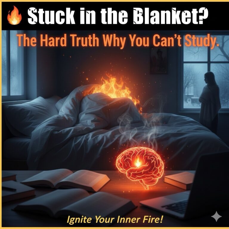 🔥Stuck in the Blanket? The Hard Truth About Why You Can’t Study This Winter | The Motivation Lie